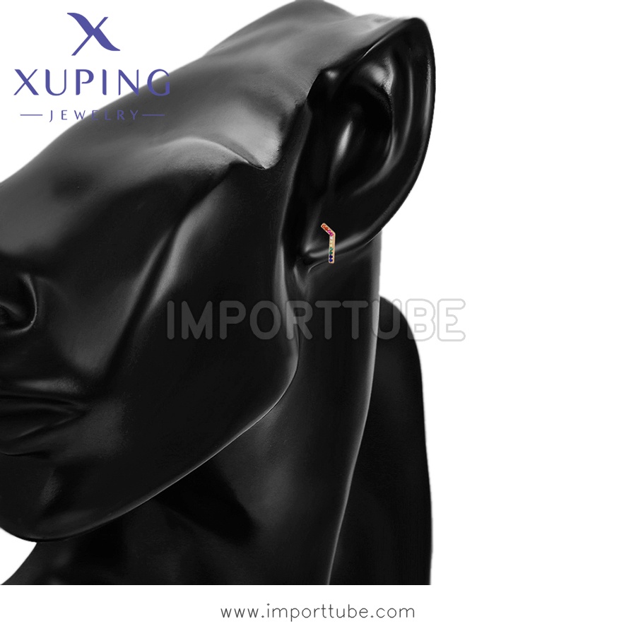xuping simple 18K gold color earring （14E23101901）